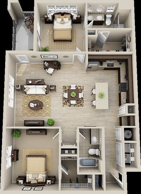 model rumah minimalis 2 kamar