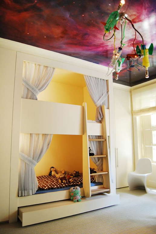 dekorasi kamar di plafon yang cantiik