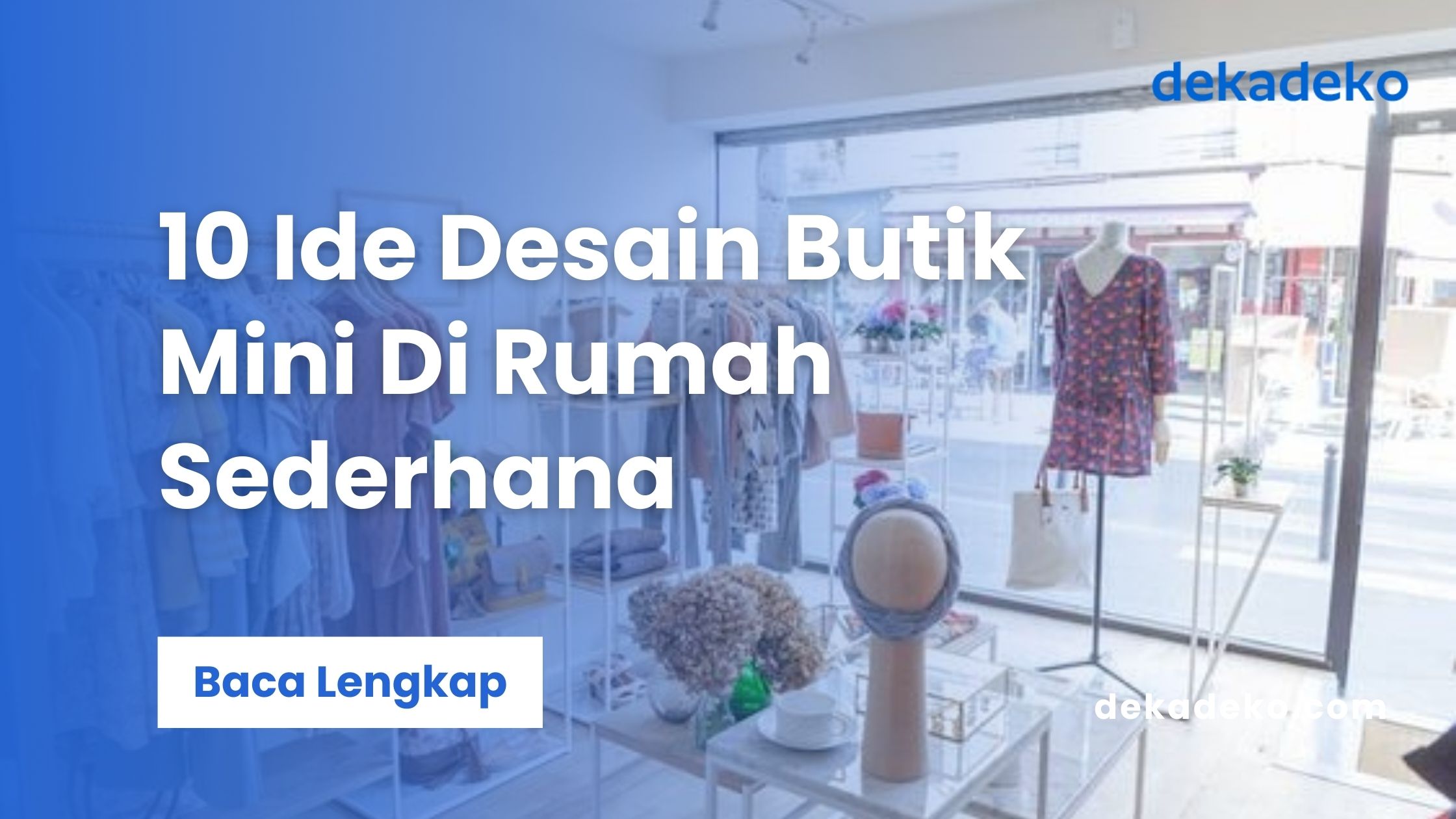 Desain Butik Mini Di Rumah